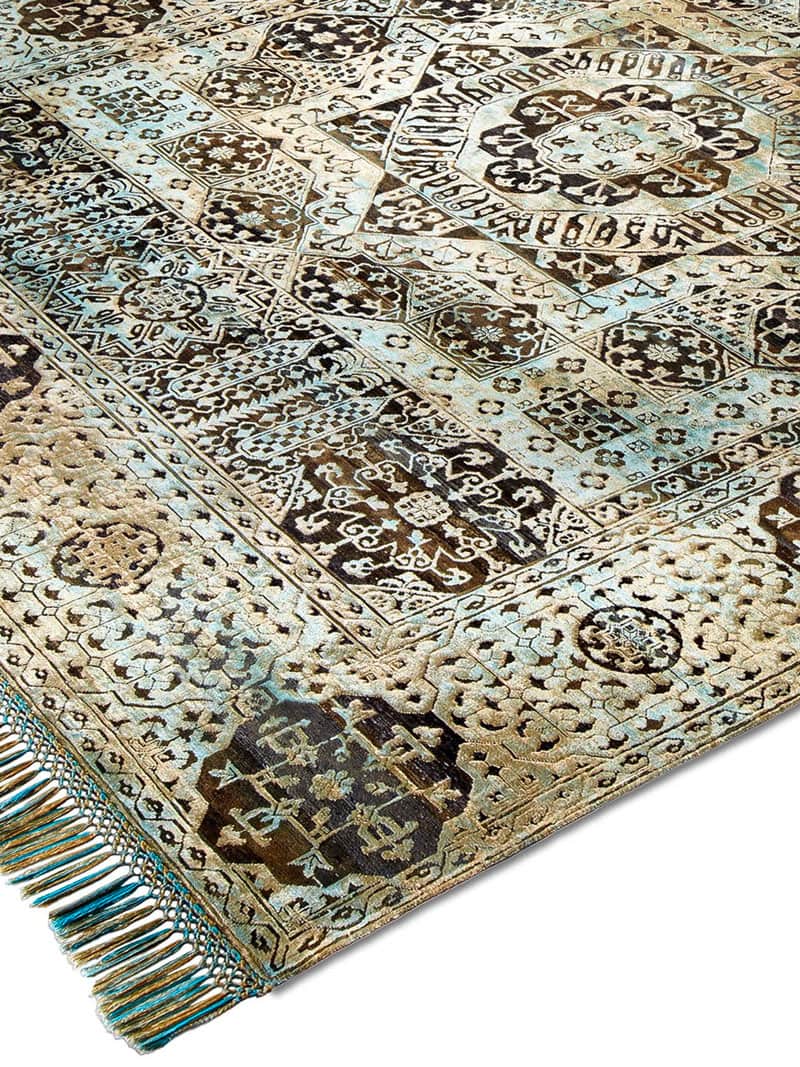 Dywan No. 01 Blue Green Mix