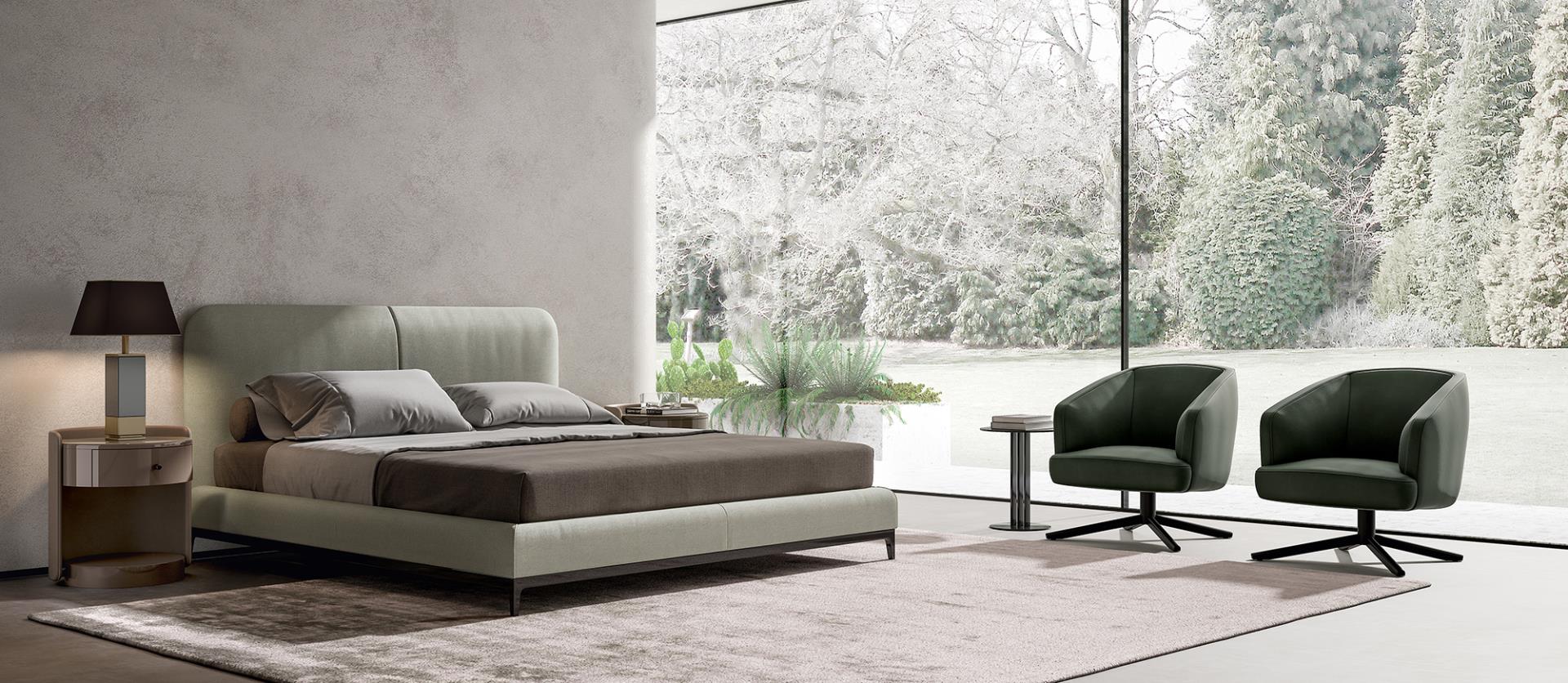 Łóżko Portland z zagłówkiem