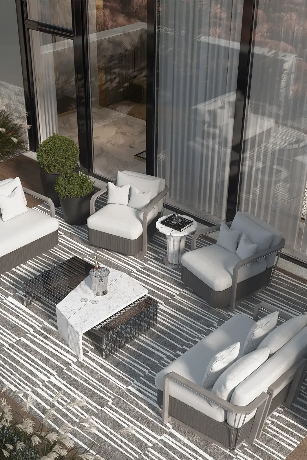 Stolik kawowy ogrodowy Monarch - 5