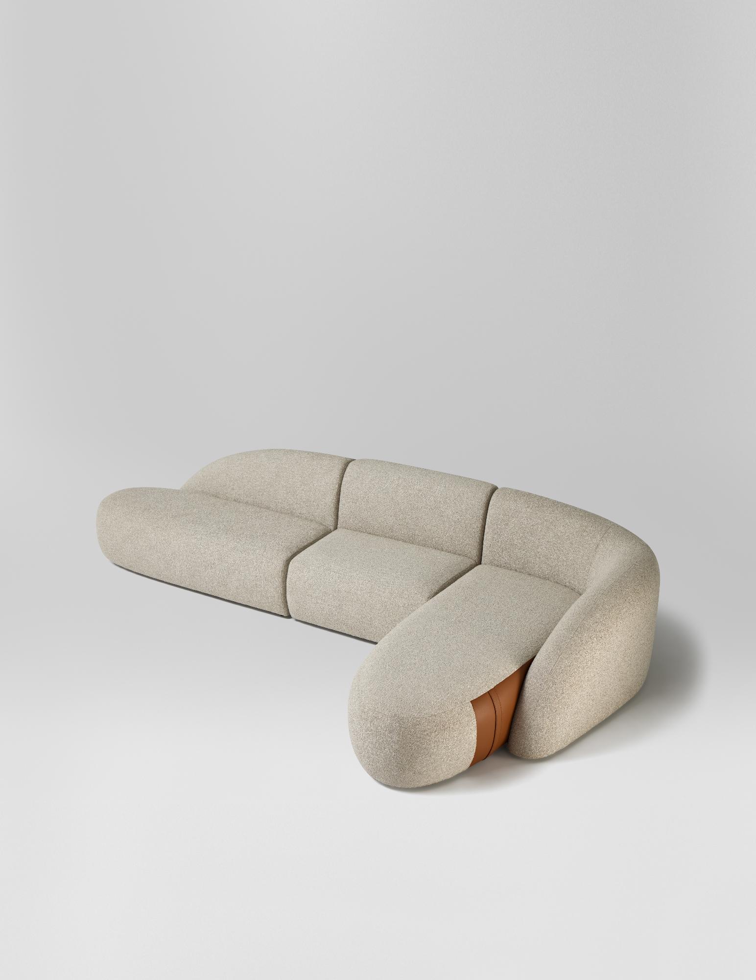 Beżowa sofa Beluga