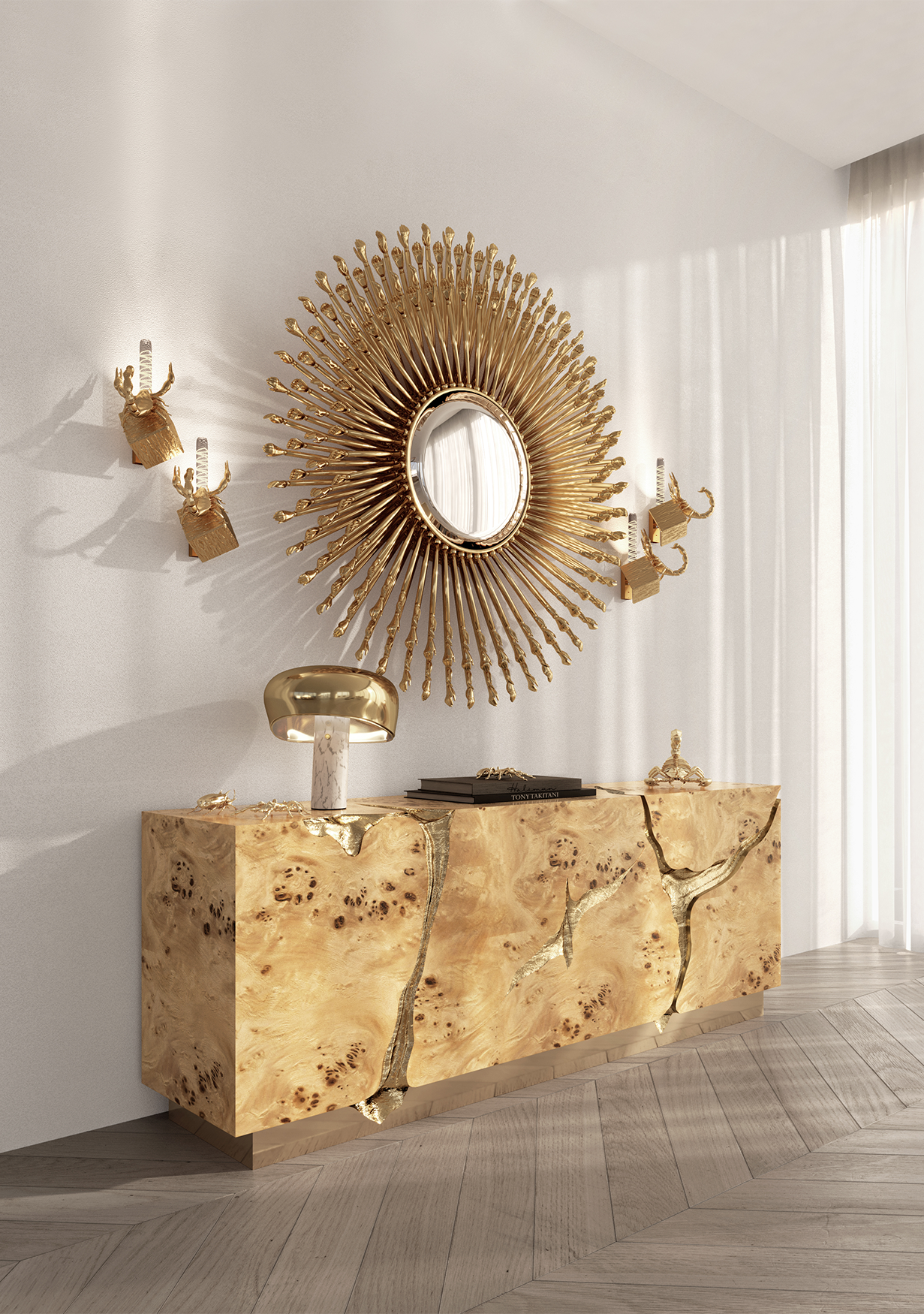 Lustro ścienne Deity