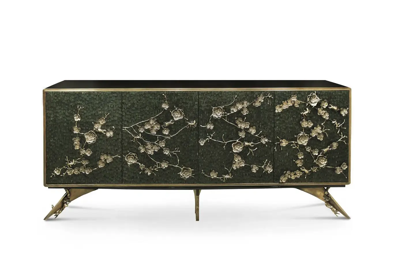 Kredens Mirage z piór pawia