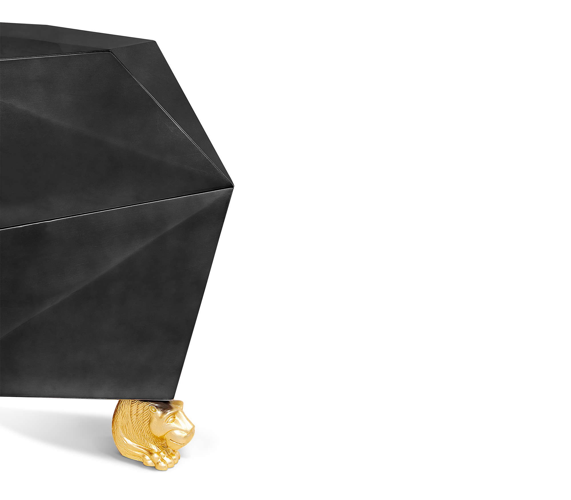 Czarny kredens Prism