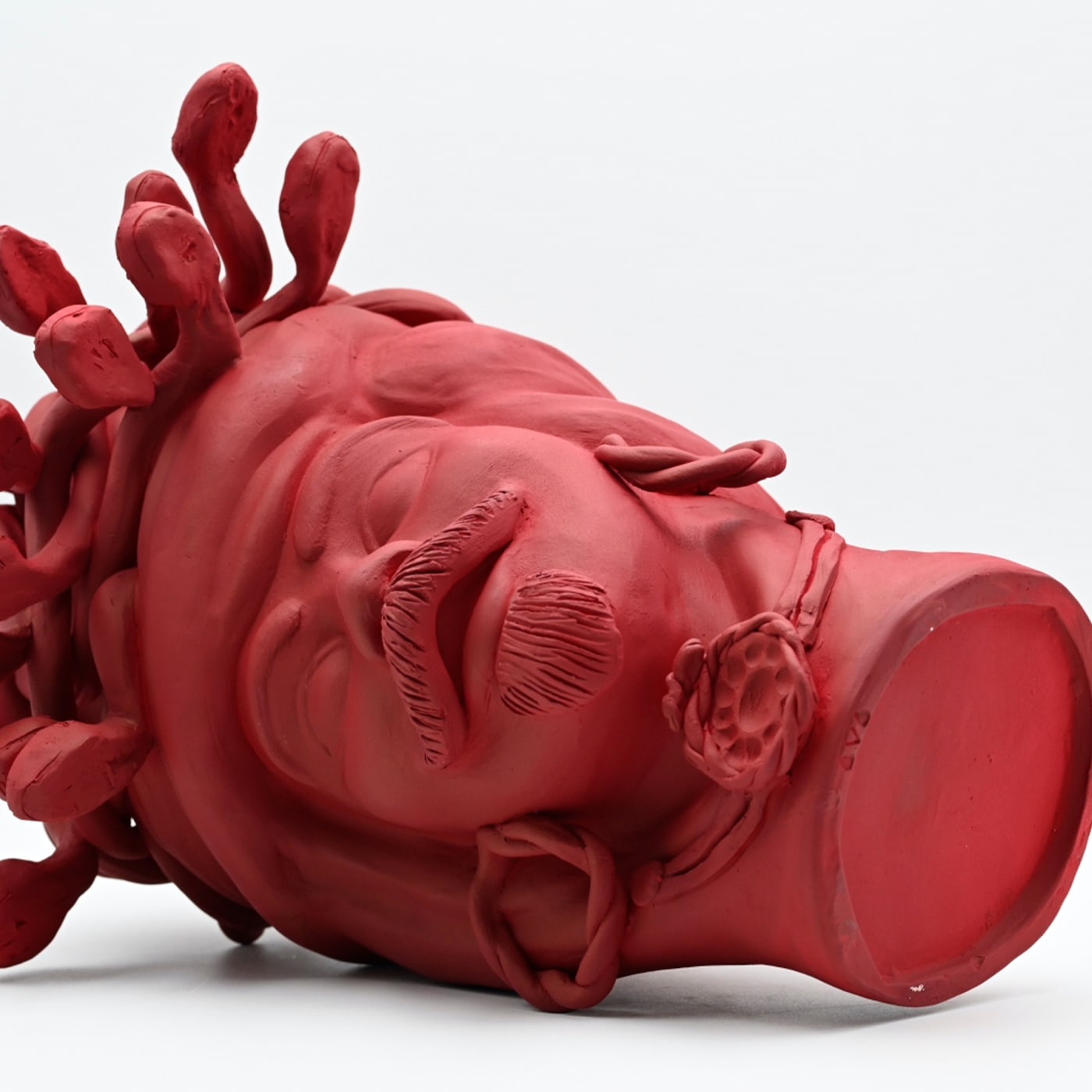 Ręcznie wykonana rzeźba Głowa Maura