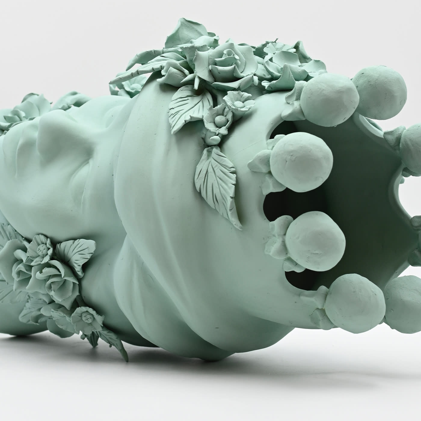 Ręcznie wykonana rzeźba Głowa Maura