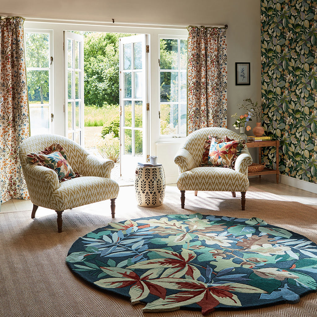 Dywan Robin's Wood Forest Green 146508 | Rozmiar: Ø 200 cm