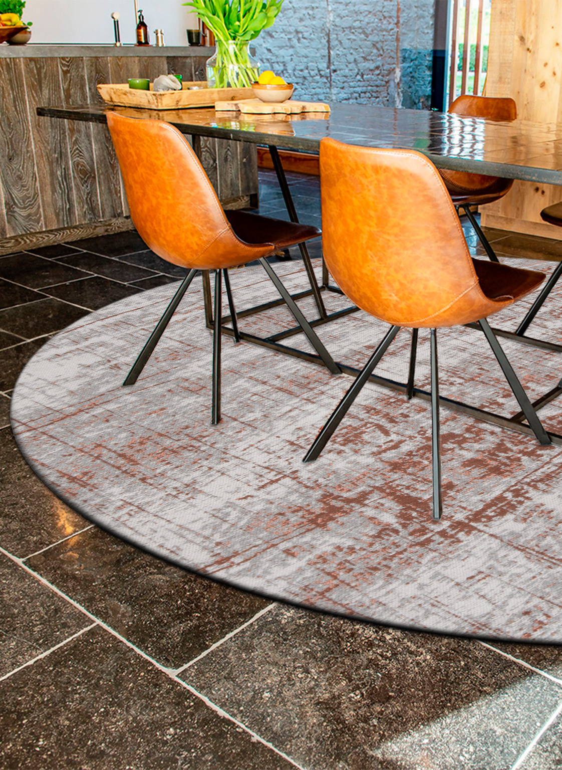 Dywan okrągły Copperfield 8956 | Rozmiar: Ø 240 cm