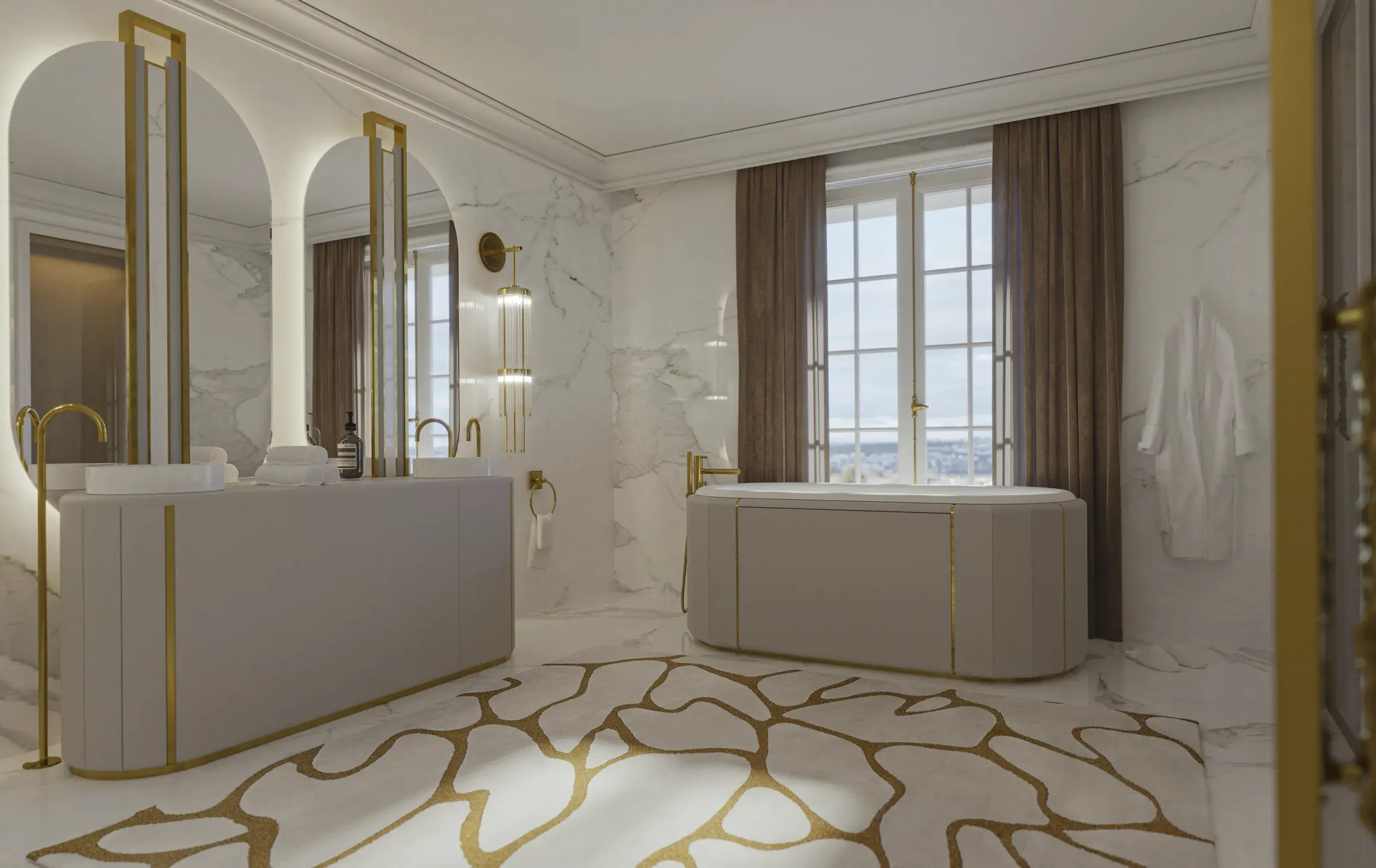 Wanna wolnostojąca Regal Soak Black - 2