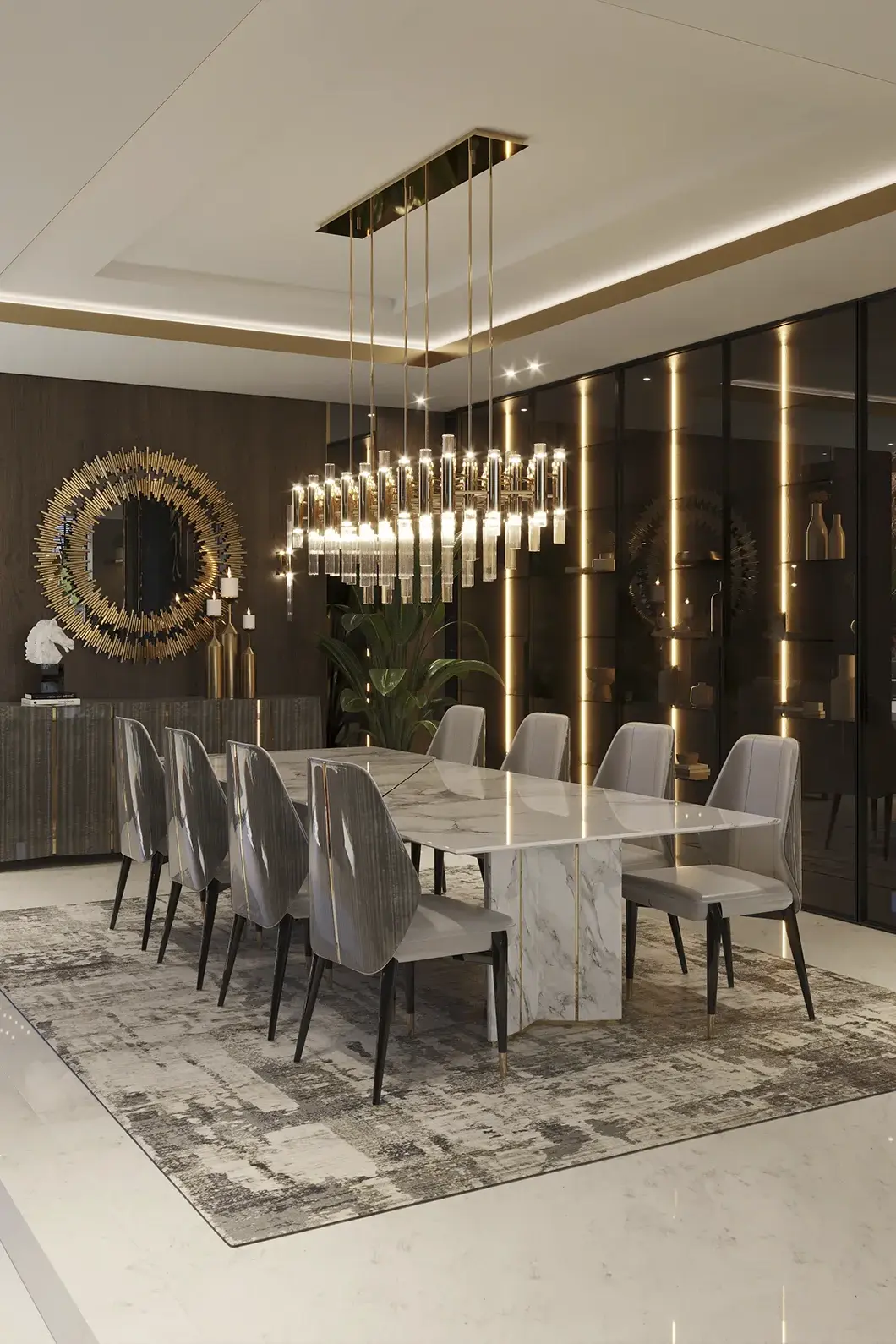 Lampa wisząca Cascade Rectangular - 5