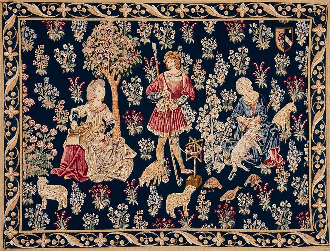 Gobelin Wool Work with Border | Rozmiar: 75 × 100 cm Gobelin Wool Work with Border | Rozmiar: 75 × 100 cm