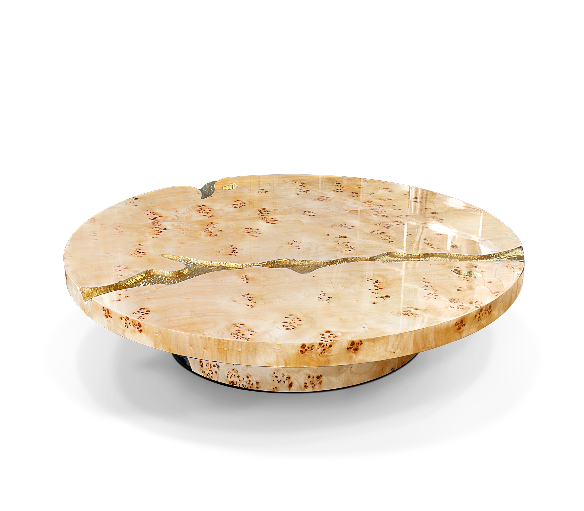 Zestaw stolików Dominion z korzenia topoli, 3-częściowy