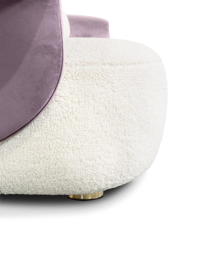 Pluszowa sofa Theodore