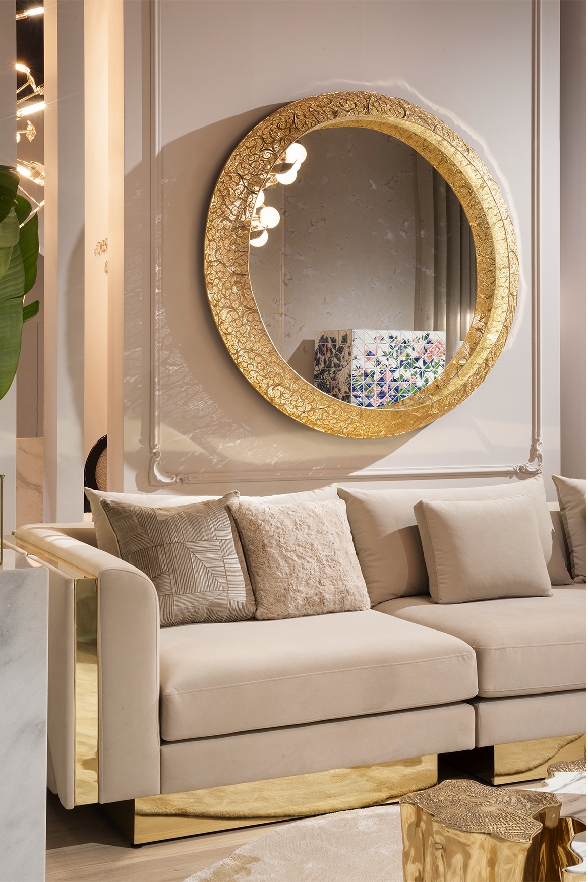 Lustro ścienne Crown Filigree II