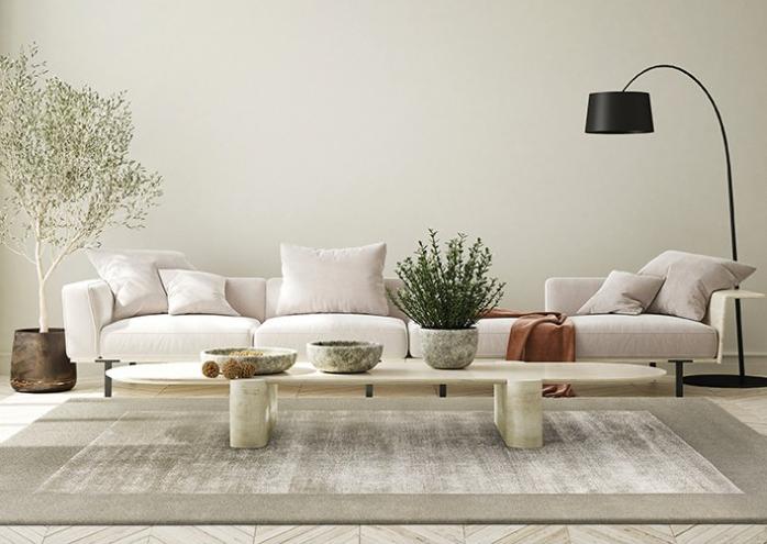 Dywan Border Vetiver | Rozmiar: 160 x 230 cm