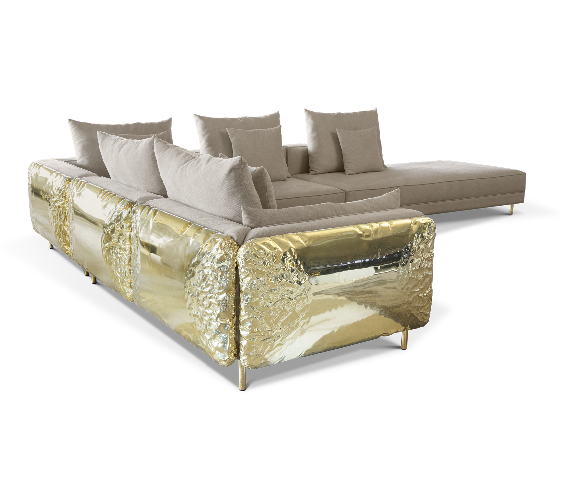Kremowa modułowa sofa Imperia