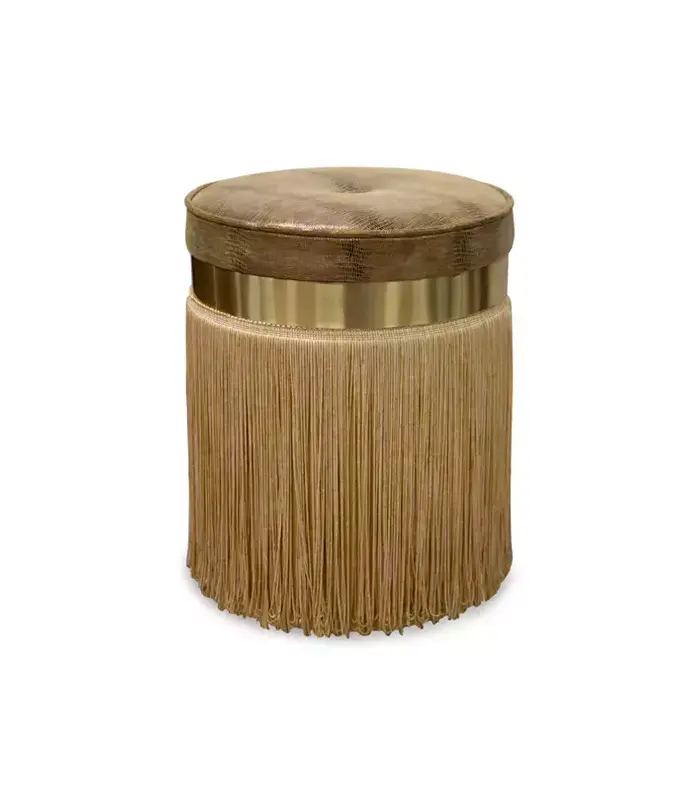 Taboret skórzany Isabella