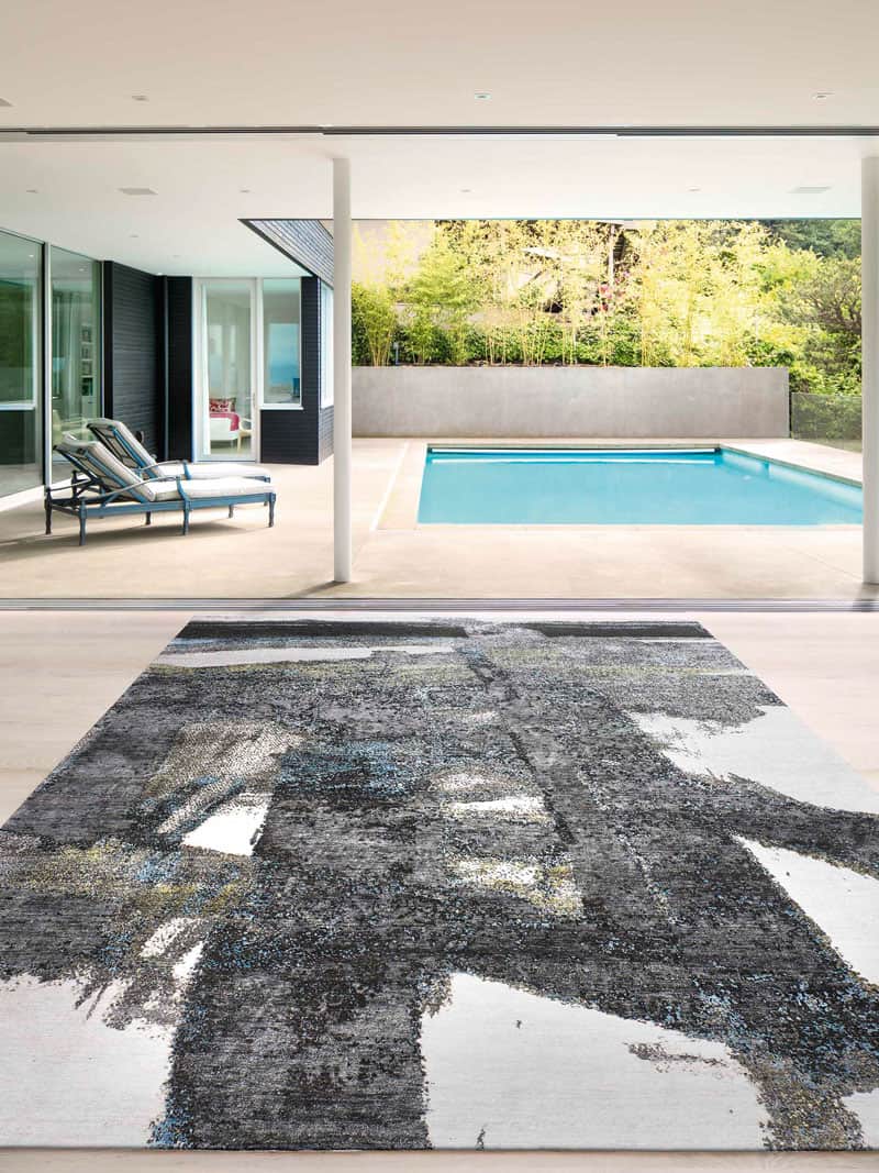 Dywan No. 05 Green Rust | Rozmiar: 122 x 183 cm