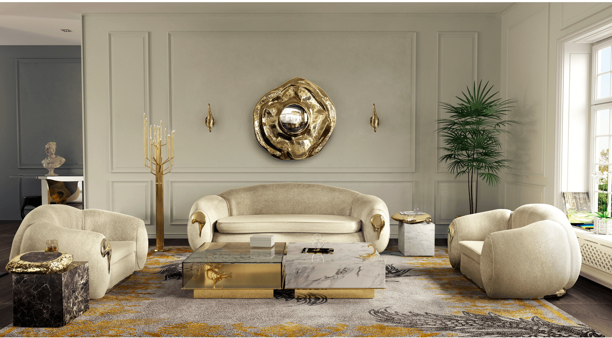 Zestaw stolików kawowych Evolution Center Dual