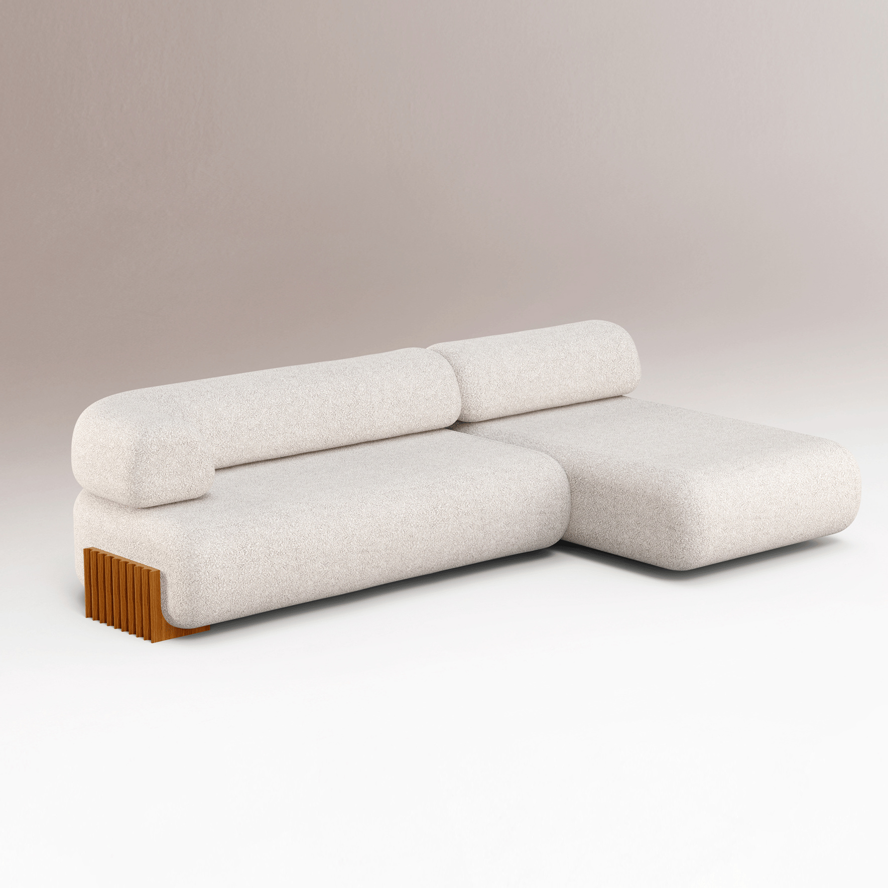 Drewniana sofa modułowa Carmel