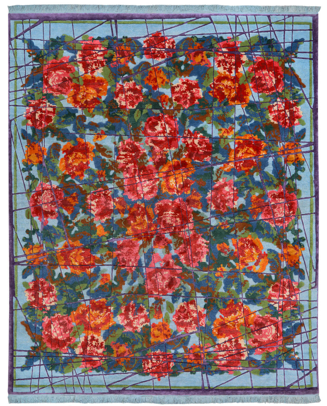 Dywan Sofianka Allover Wrapped Lightblue Purple | Rozmiar: 300 x 400 cm