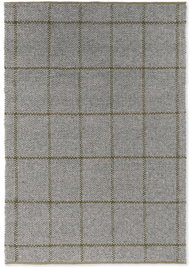 Dywan Craft Matter Check Slate/Oli | Rozmiar: 140 × 200 cm