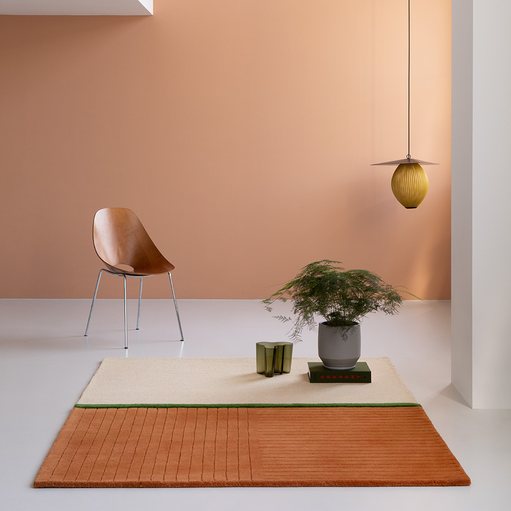 Dywan Decor Rhythm Tangerine 98003 | Rozmiar: 250 x 350 cm