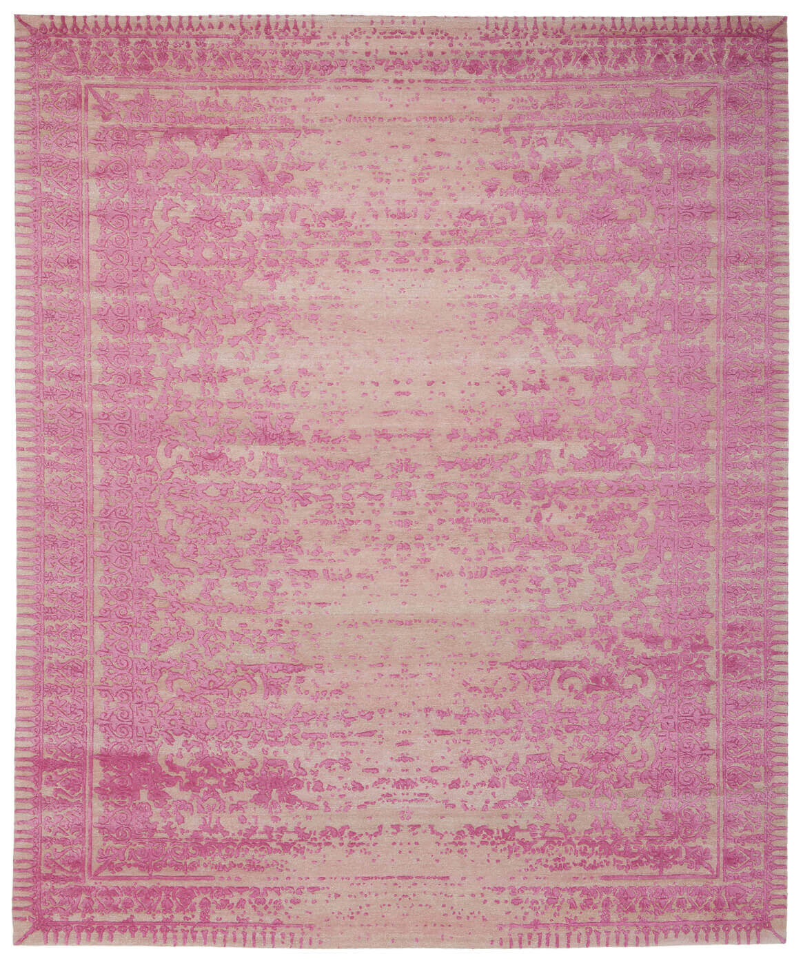 Dywan Ferrara Stomped Reverse Pink | Rozmiar: 350 x 450 cm