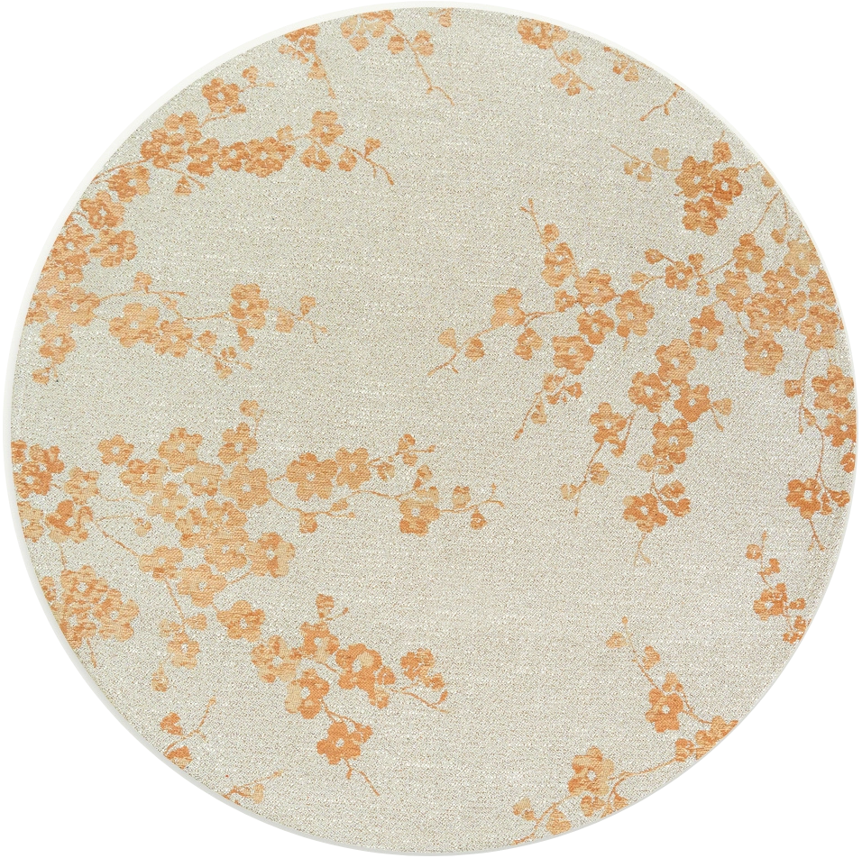 Dywan okrągły Petal Dew 9834 | Rozmiar: Ø 240 cm