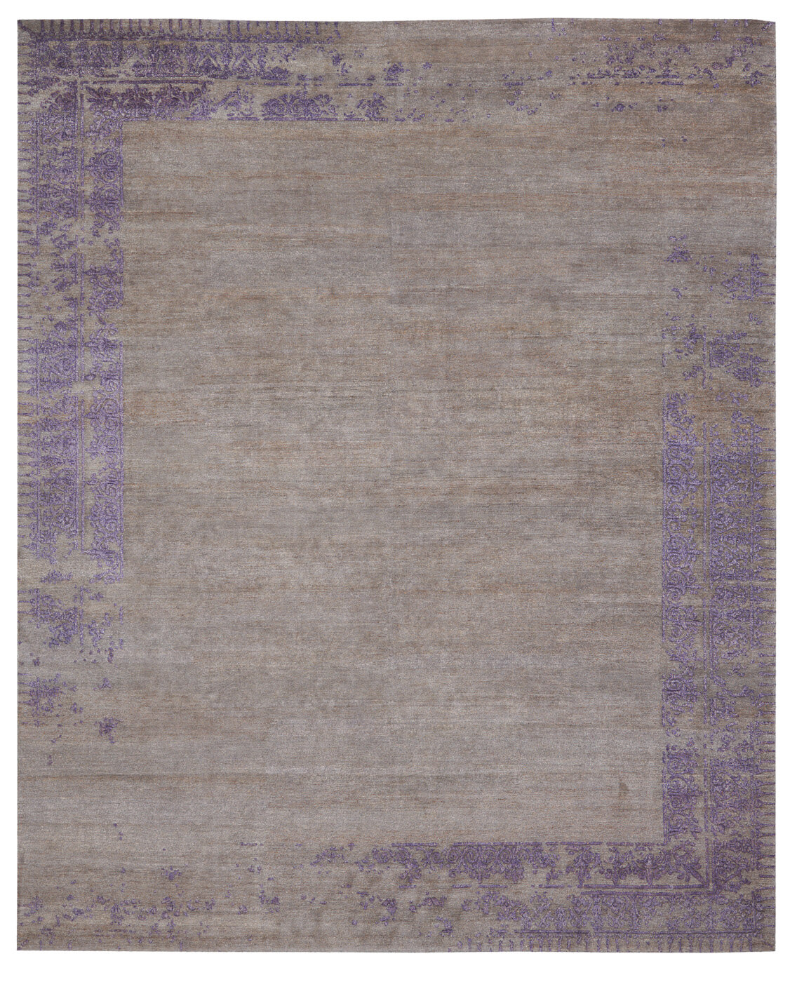 Dywan Ferrara Special Border Grey Purple | Rozmiar: 450 x 550 cm