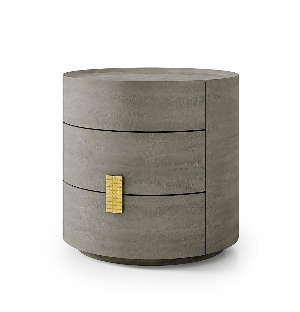 Luksusowa okrągła szafka nocna