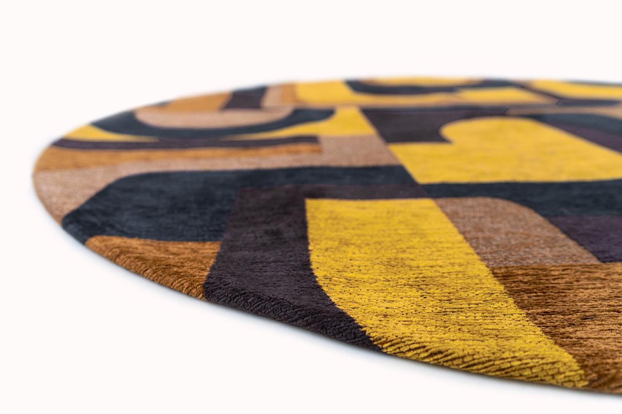 Dywan okrągły Yellow Meyer 9210 | Rozmiar: Ø 140 cm