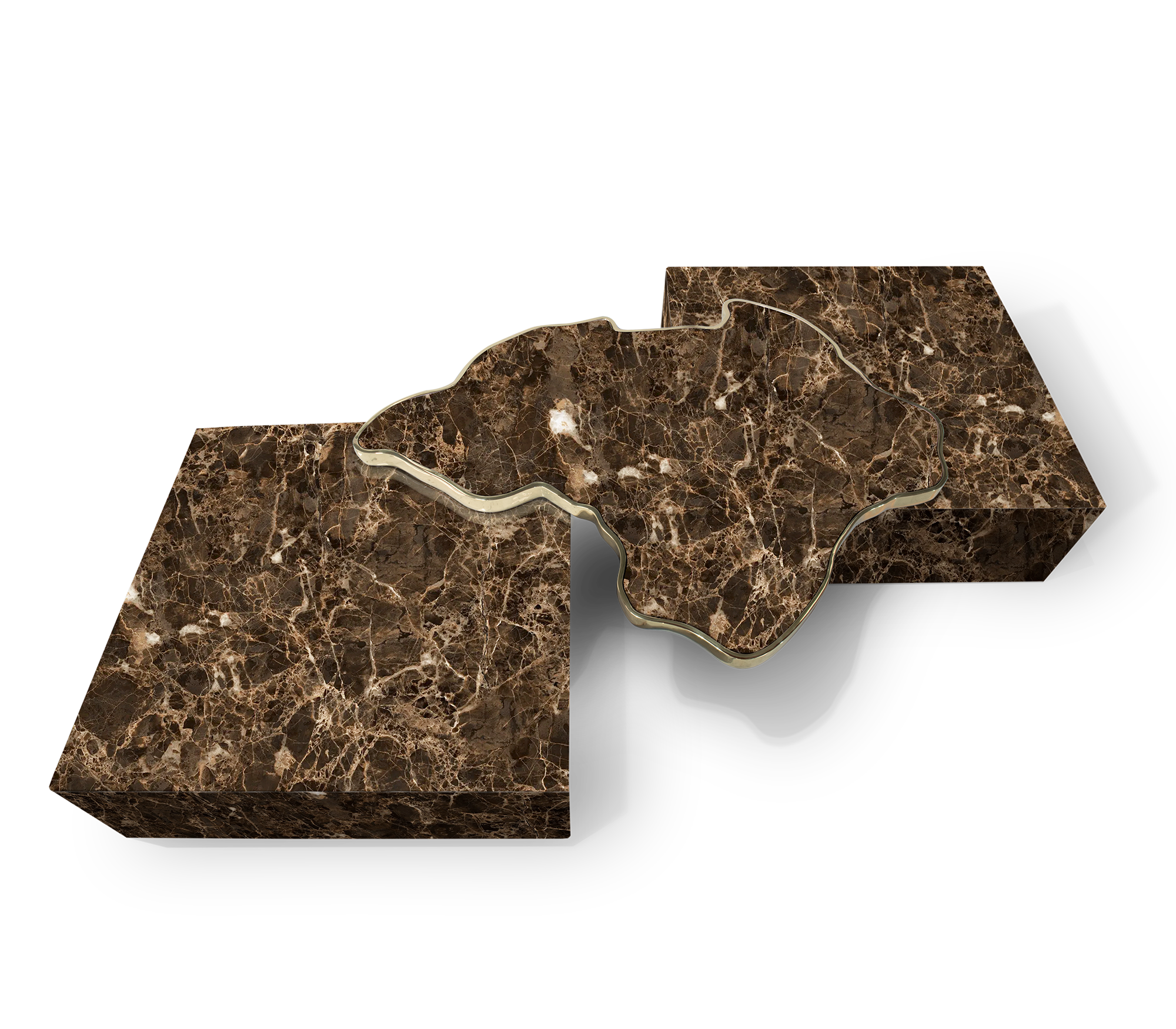 Stolik kawowy Valencia z kamienia Emperor