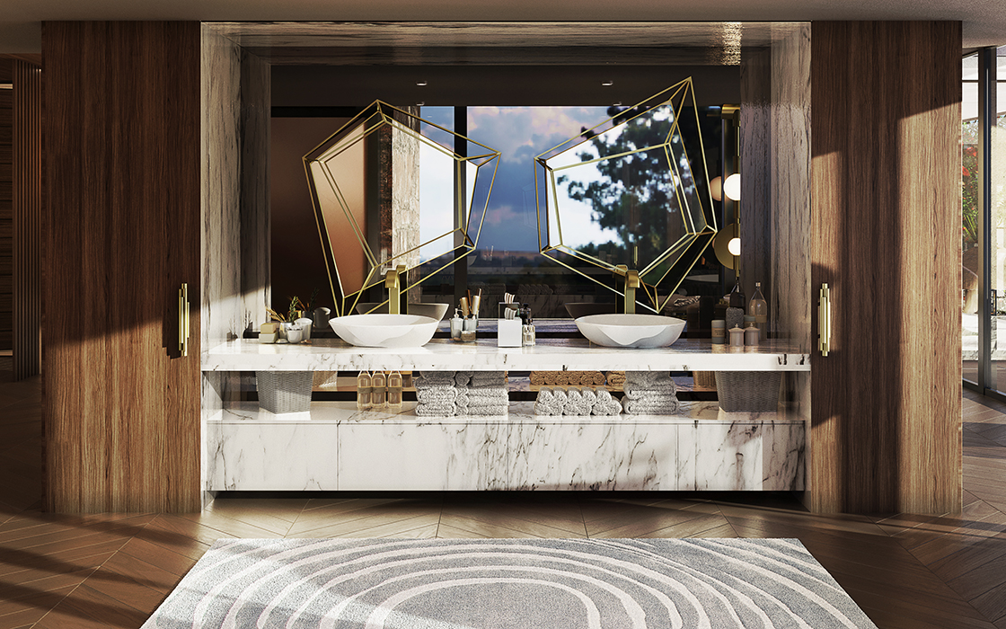 Lustro ścienne Lustre Small - 6