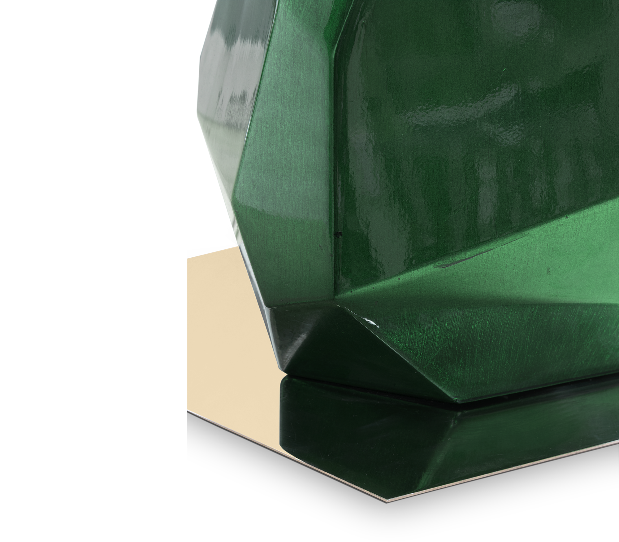 Mała lampka stołowa Essence zielona