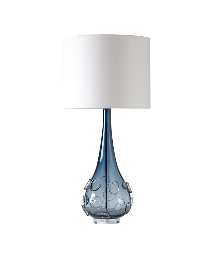 Lampka stołowa Sebastian Steel Blue