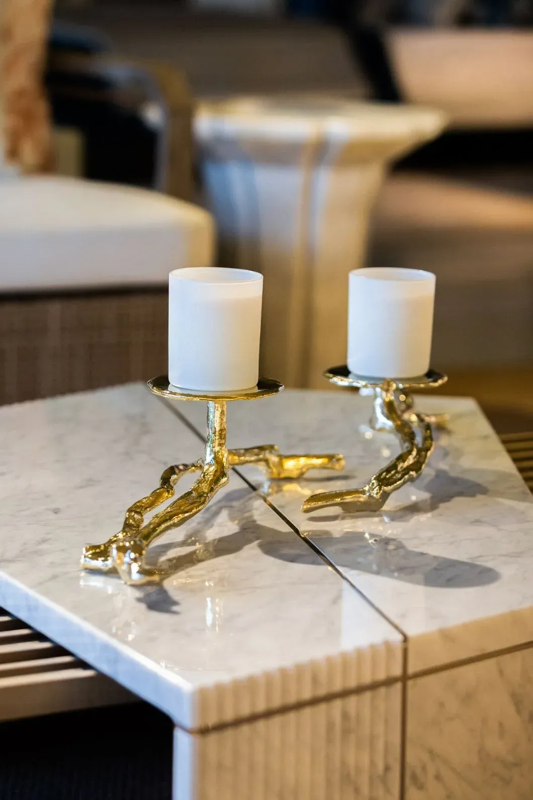 Świecznik Lotus wysoki