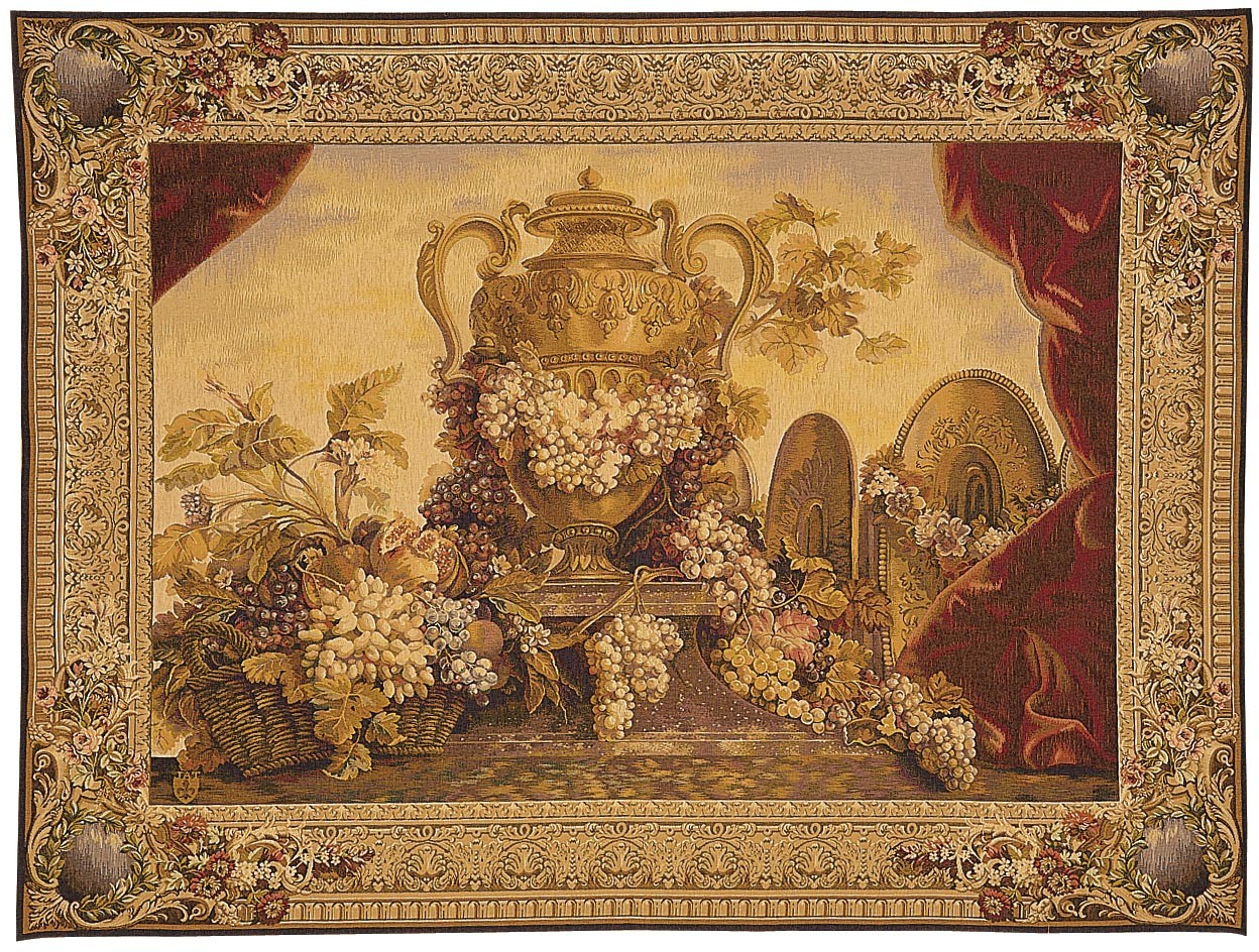 Gobelin Vase and Grapes | Rozmiar: 150 x 200 cm