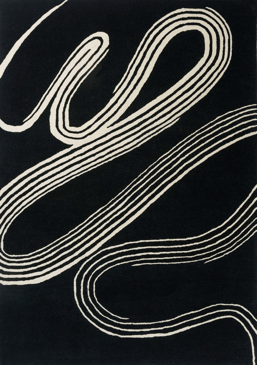 Dywan Decor Flow Caviar 91305 | Rozmiar: 160 x 230 cm