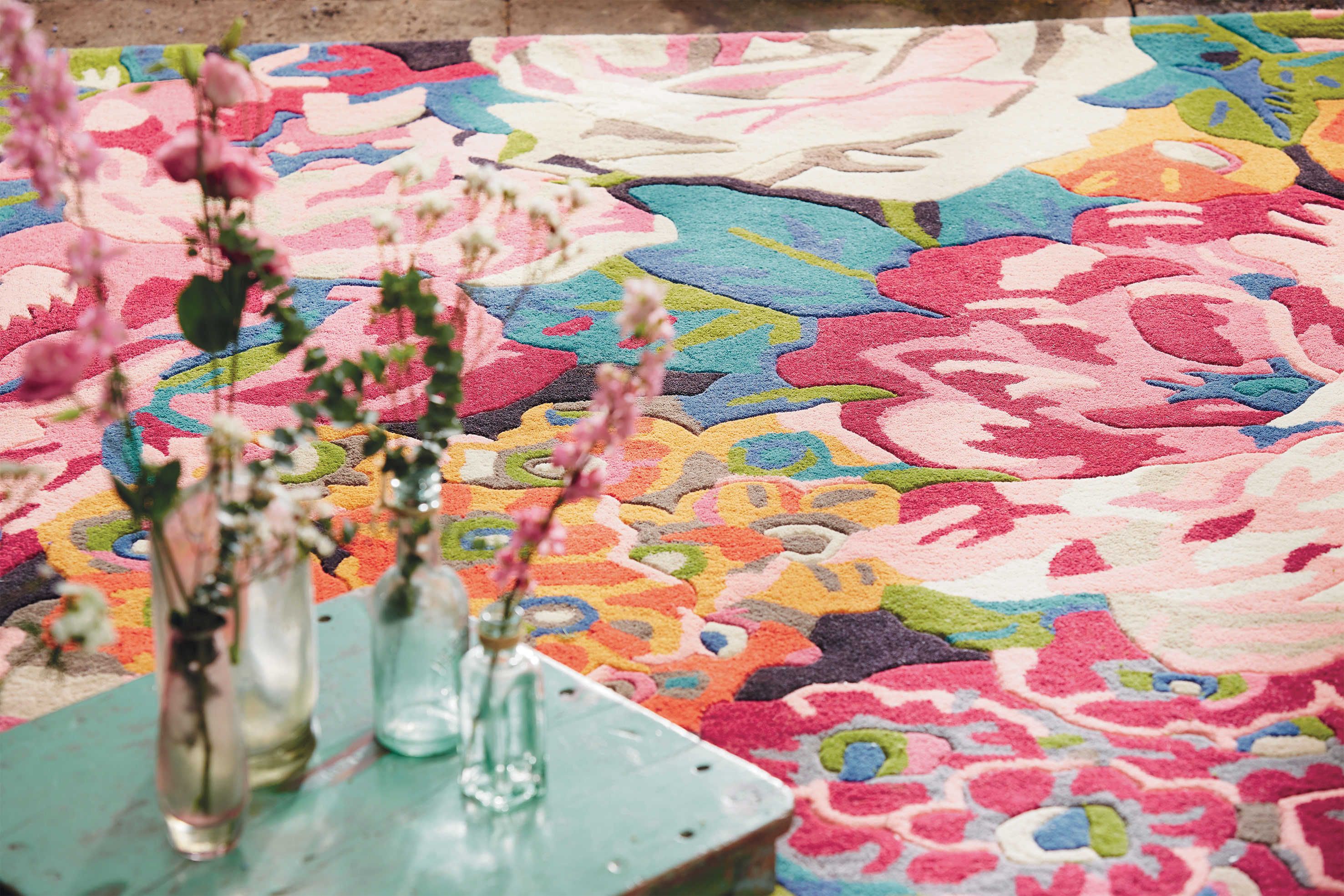Dywan Rose & Peony Cerise 45005 | Rozmiar: 140 x 200 cm