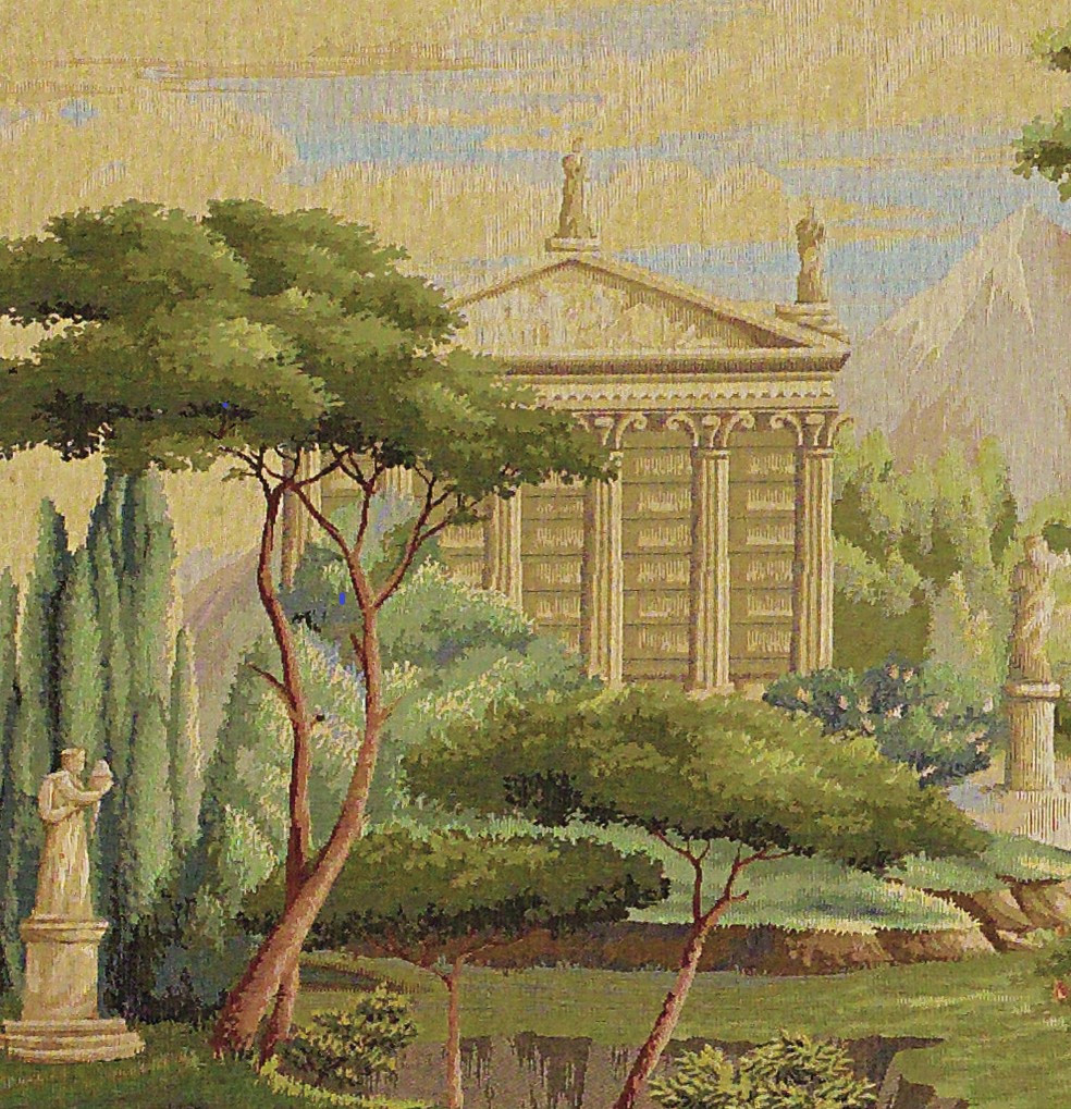 Gobelin Panoramic View on a Garden