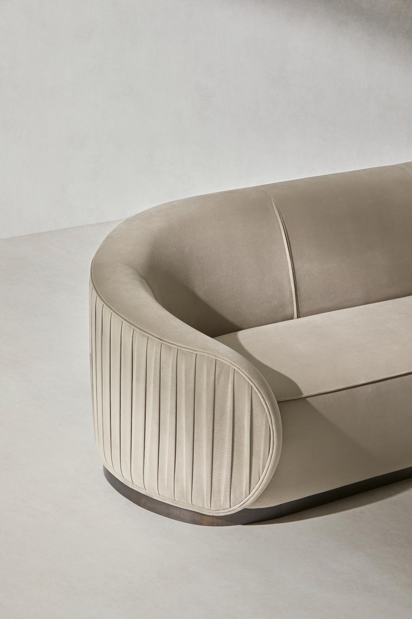 Duża beżowa sofa Abano