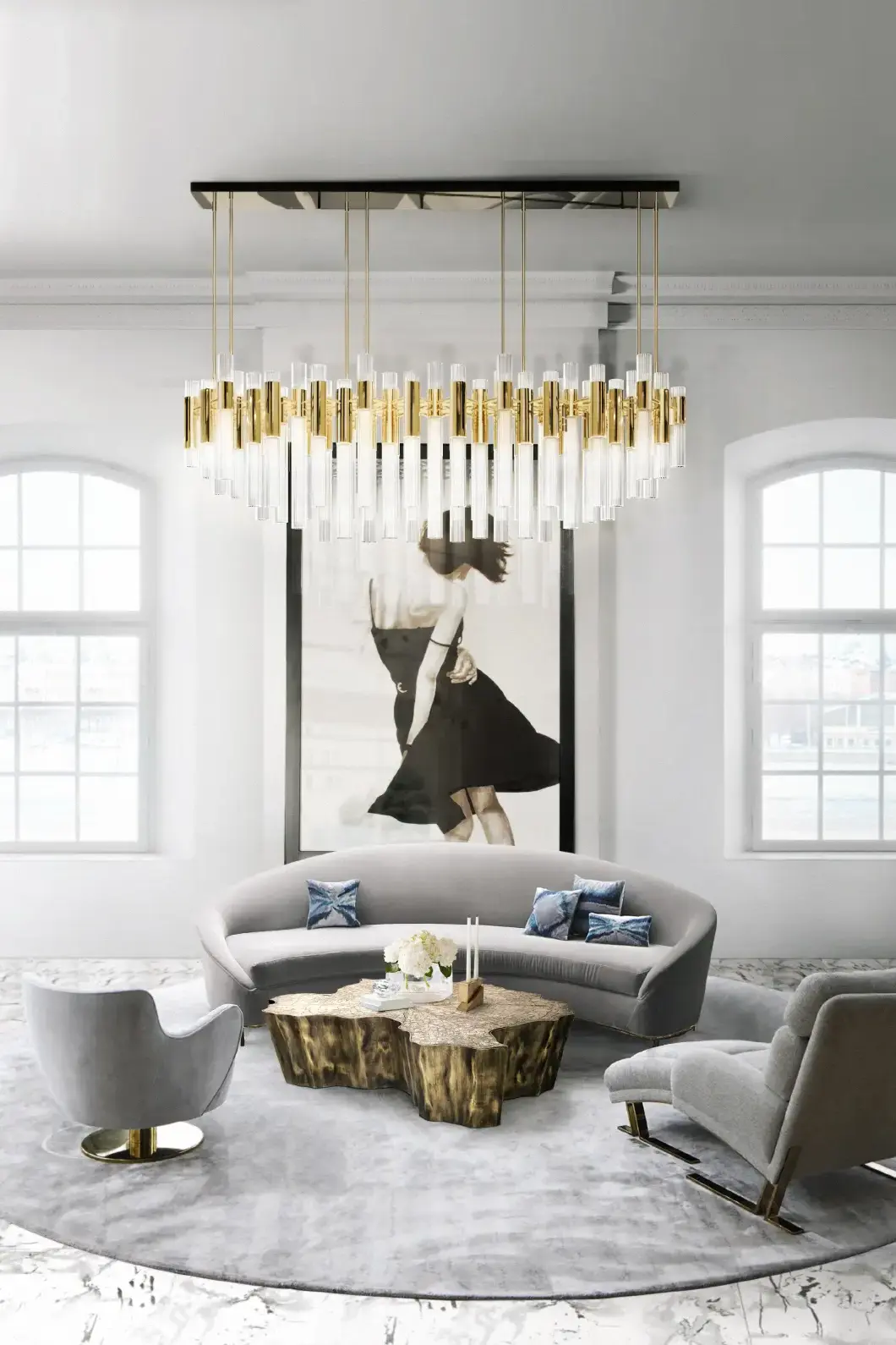 Lampa wisząca Cascade Rectangular - 8