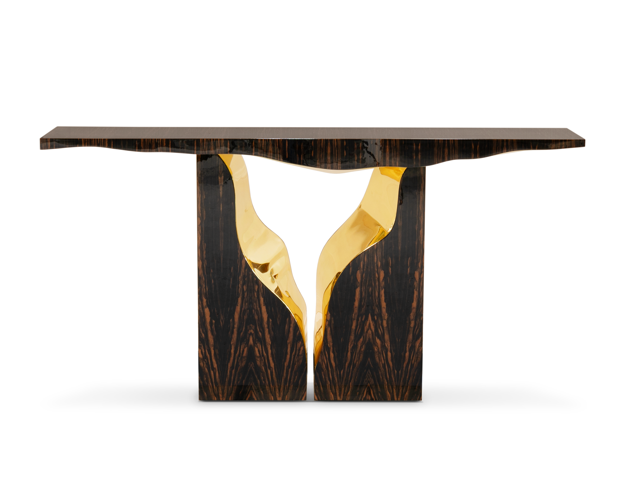 Konsola Fissure z hebanu