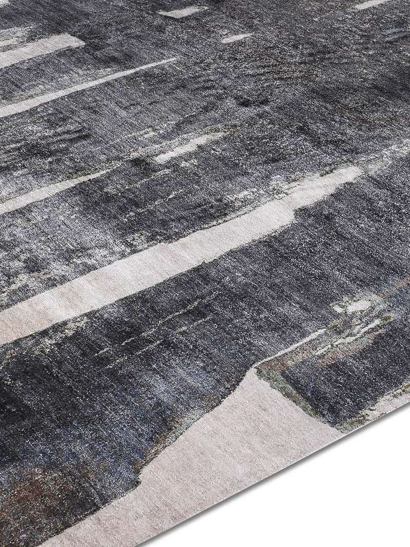 Dywan No. 04 Black on Beige | Rozmiar: 250 x 300 cm