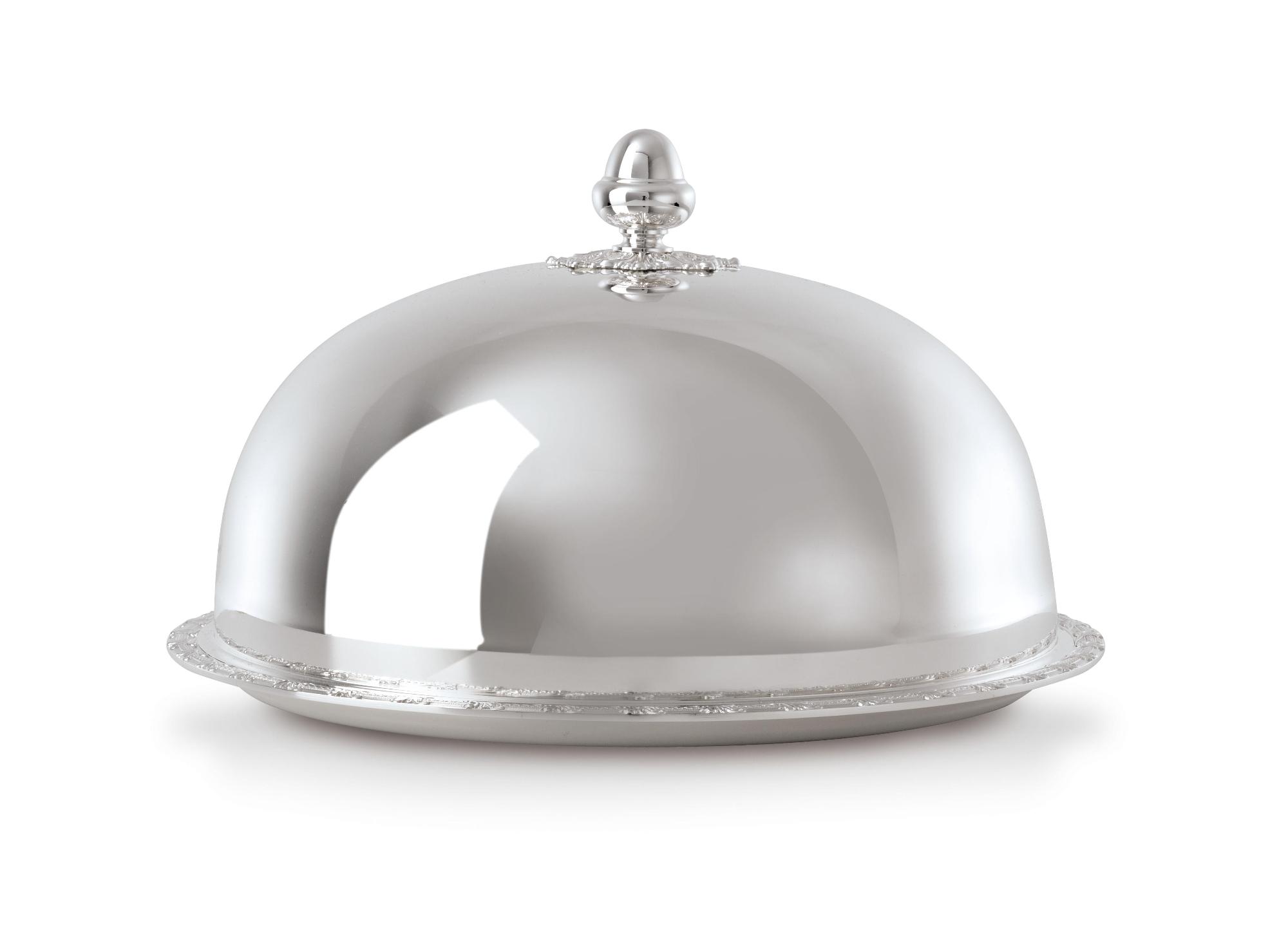 Talerz do serwowania z pokrywką Royal Silver | Wymiary: Ø 30 cm