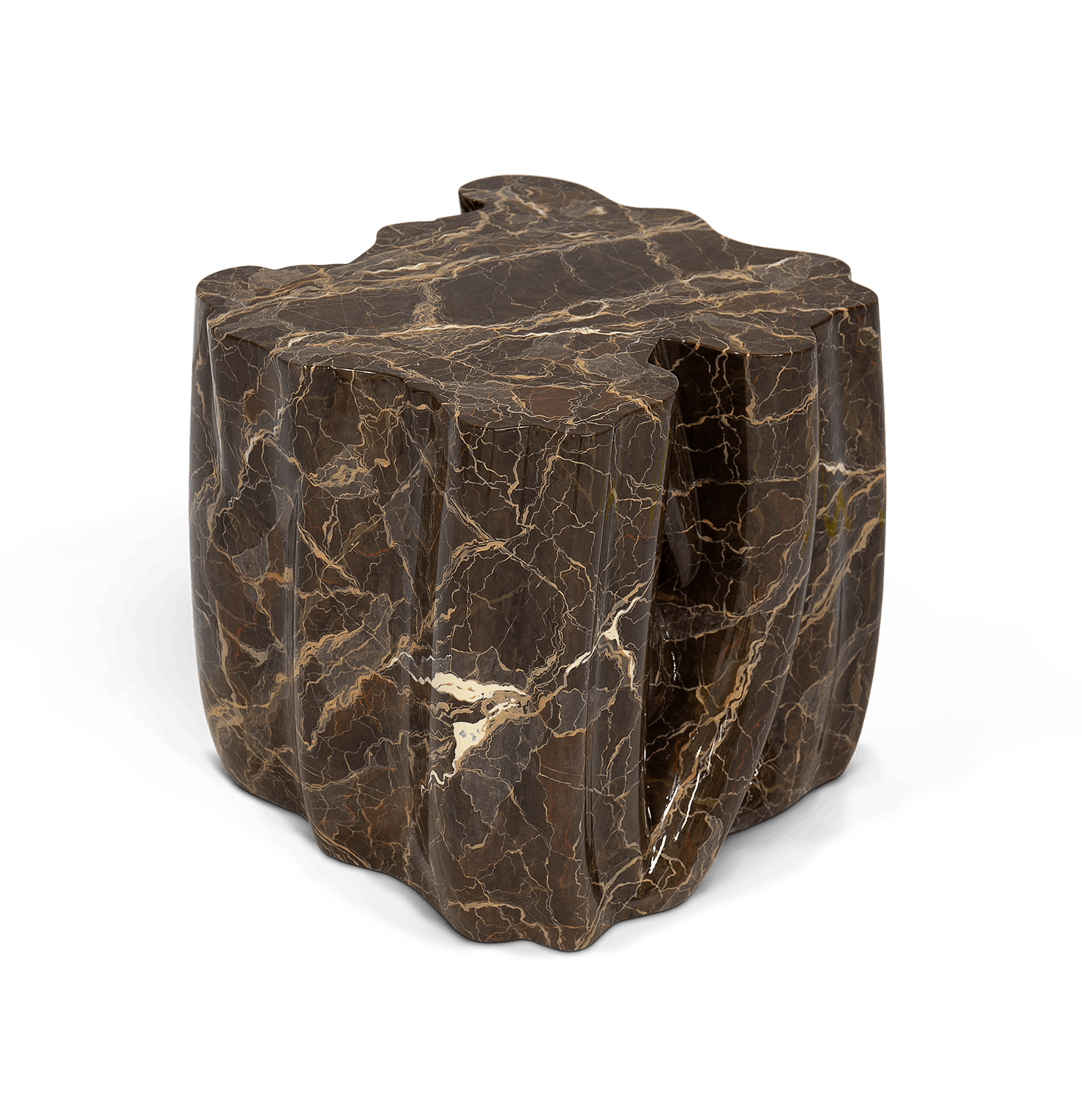 Brązowy stolik boczny Spectrum