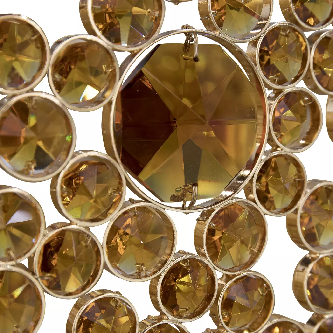 Żyrandol Eternelle Oval Bronze Glass