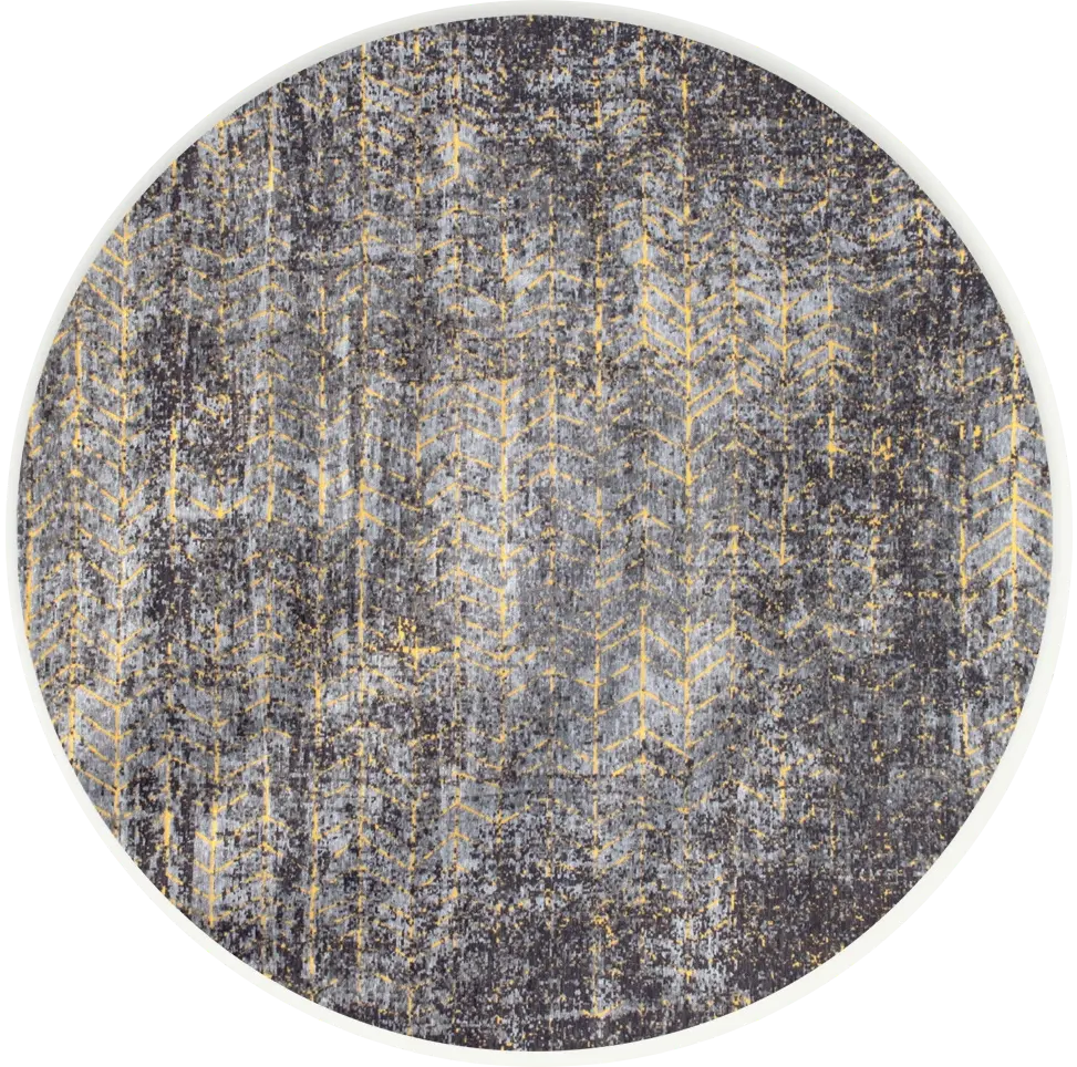 Dywan okrągły Broadway Glitter 8422 | Rozmiar: Ø 240 cm