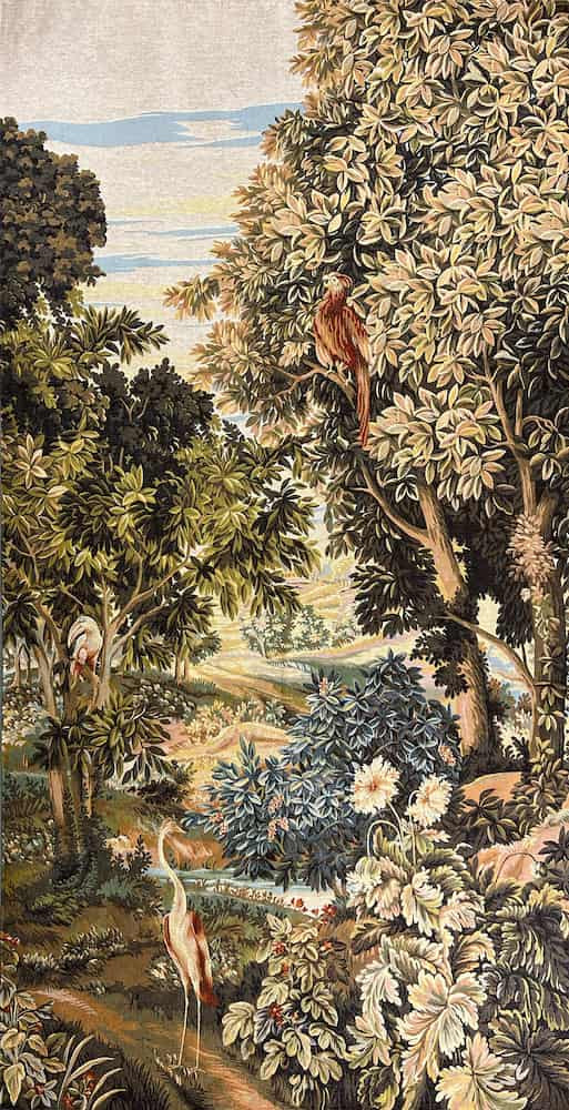 Gobelin Greenery with Birds