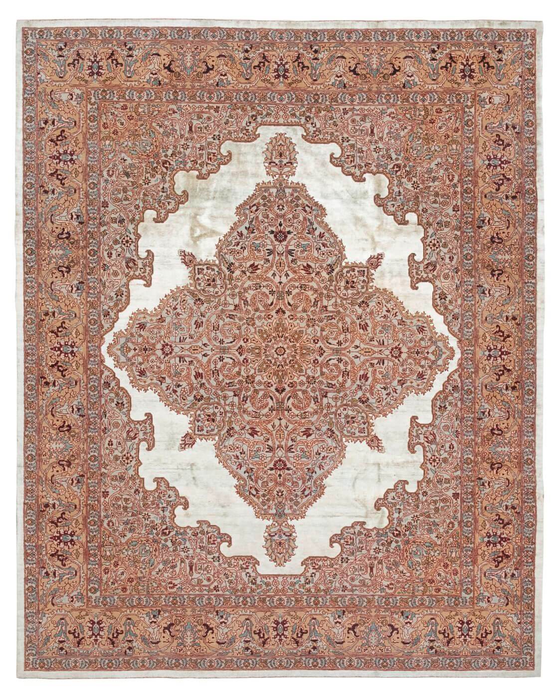 Dywan Tabriz Fashion Blue Babyblue Silk | Rozmiar: 300 x 400 cm
